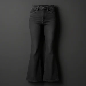 Jean Mujer Flare Carbón