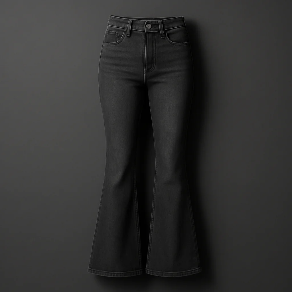 Jean Mujer Flare Carbón